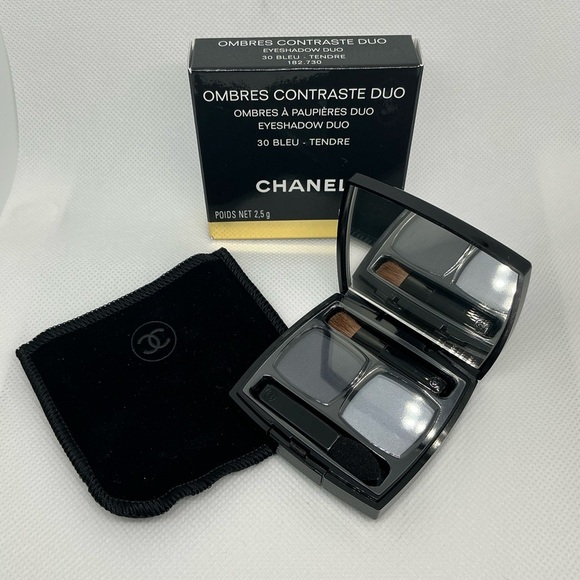 Chanel Ombres Contraste Duo Eyeshadow - Blue Tendré - Picture 1 of 3